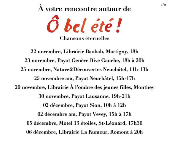 rencontres dédicaces - marc aymon - novembre-2017