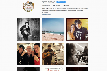 Marc Aymon sur Instagram
