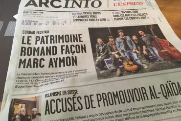 Presse - Arc Info - Marc Aymon - mai 2018